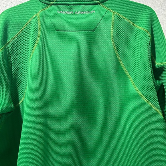 Like New Under Armour All Season Gear Green Quarter Zip Pullover Jacket Large - Picture 6 of 14